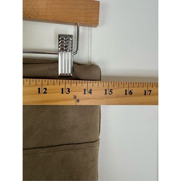 SPANX Faux Suede Shaping Leggings in Brown Size Medium M - Picture 4 of 14